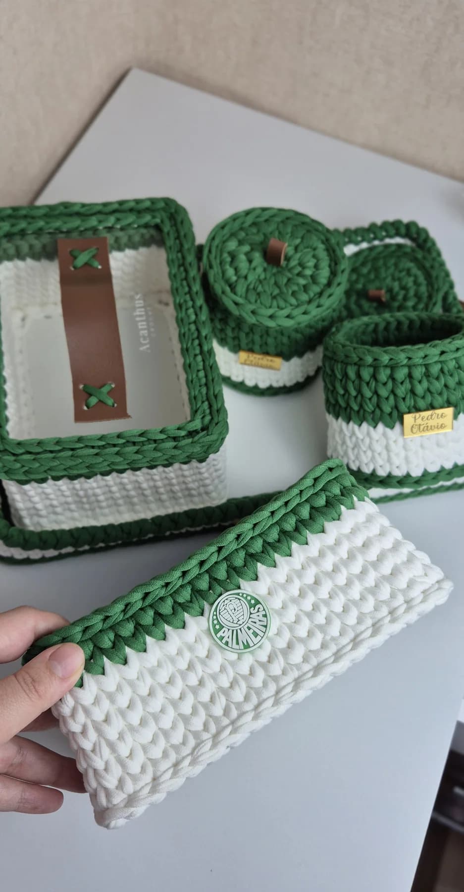 Kit Higiene 5 Peças — Palmeiras, foto 2